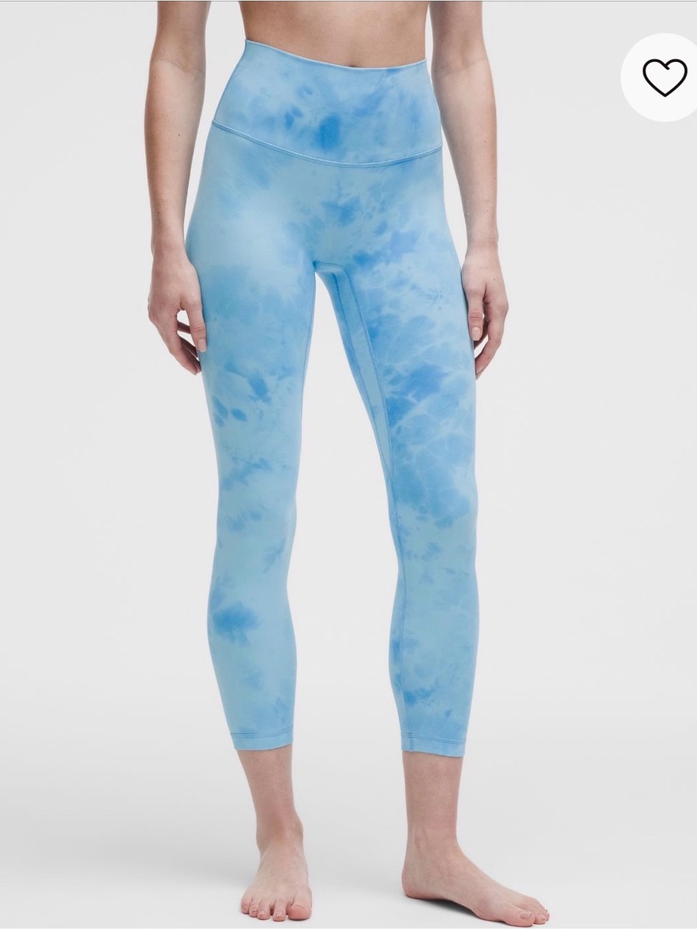 lululemon align no line high rise legging 25” in smoothie wash blueberry multi